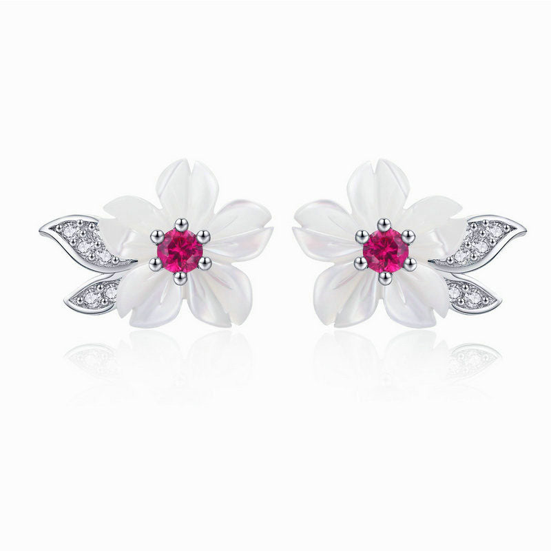 ShopOlica New Inlaid Rhinestone Pearl Stud Earrings Women Personality  Fashion Unique Design Earrings Wedding Jewelry Birthday